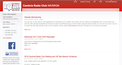 Desktop Screenshot of cambriaradio.com